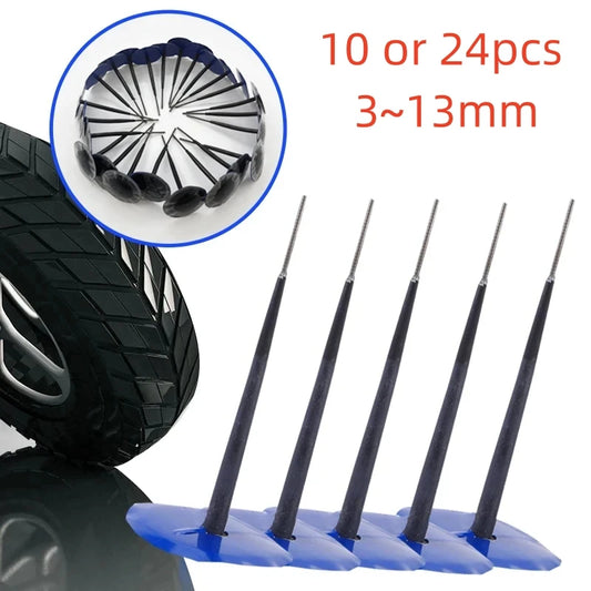 Mushroom Plug Tire Repair Kit 10/24pcs – Tubeless Puncture Fix Tire Repair Kit Peaceful Pleasures Health and Wellness