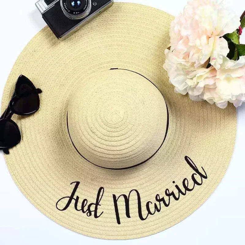 Bride to Be Beach Straw Hat | Bachelorette Bridal Shower Gift