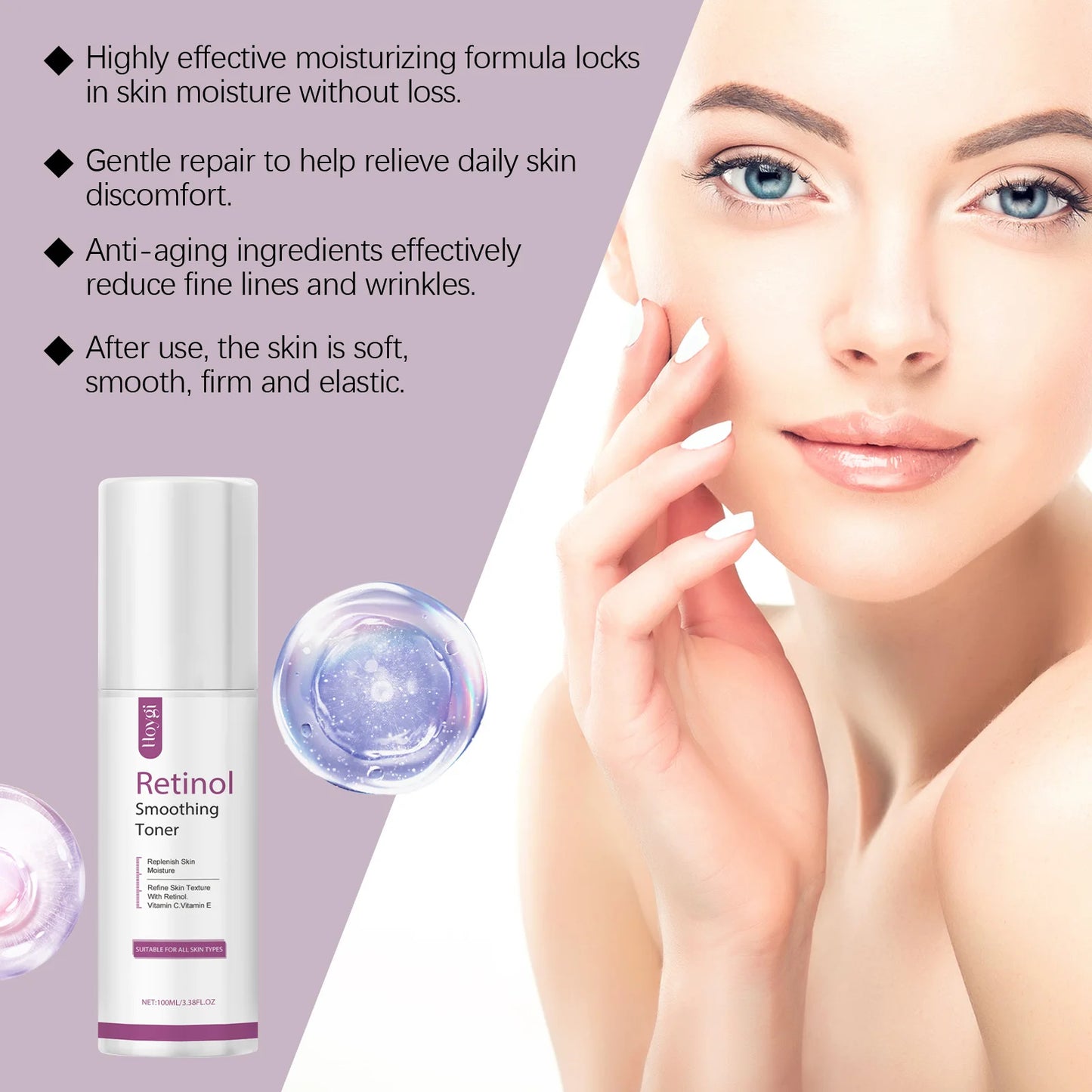 Retinol Hydrating Toner – Firming, Brightening & Anti-Aging
