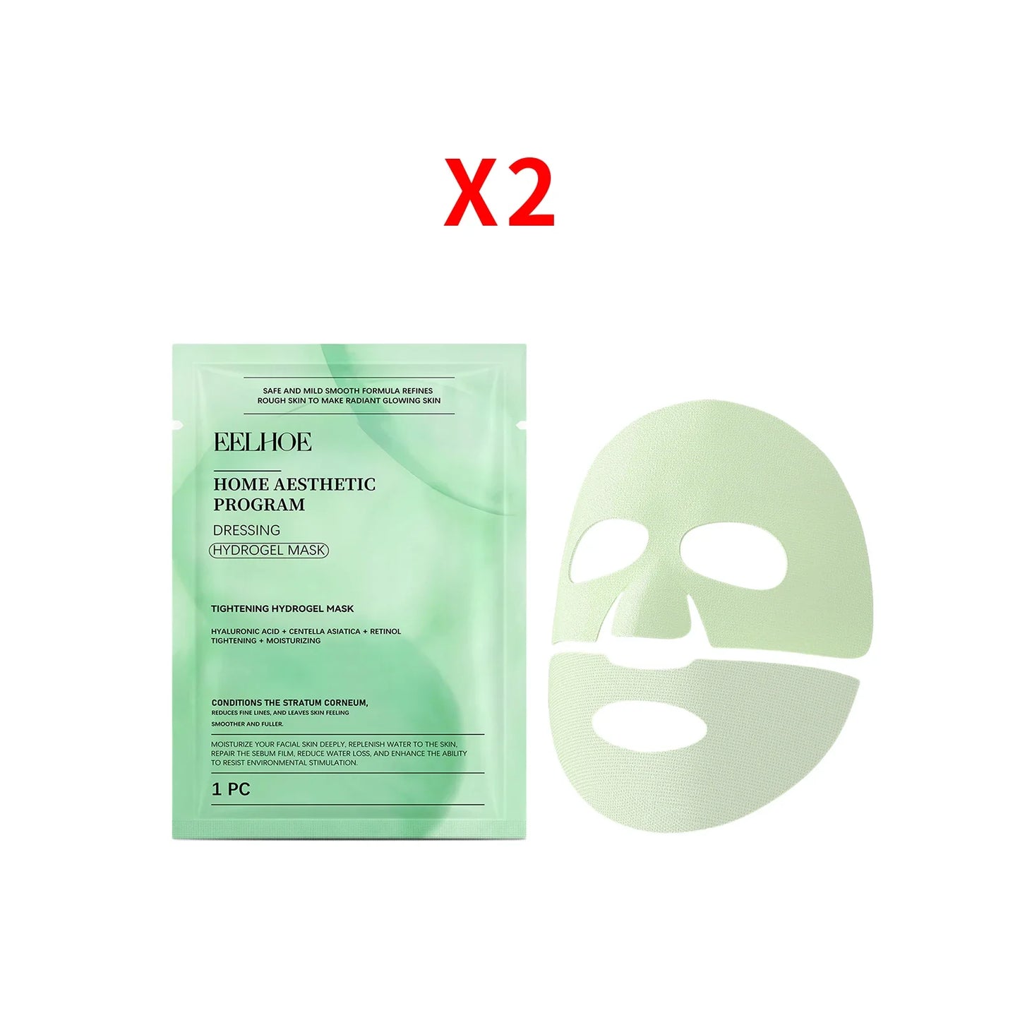 Eelhoe Centella Asiatica Hydrogel Mask – Brighten & Tighten