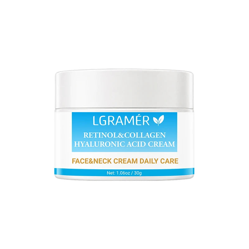Retinol Face Cream Lifting Firming Soothing Repair Damaged Skin,Deep Collagen Nourishing Rejuvenation Improve Dullness Shrink Po Peaceful Pleasures Health and Wellness 30g