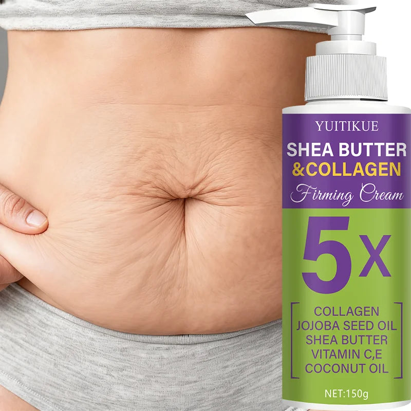 Skin Smoothing Cream 150g - Non-Greasy Fast Absorption, Deeply Moisturizes & Smoothes Skin, with Collagen & Shea Butter Peaceful Pleasures Health and Wellness Default Title
