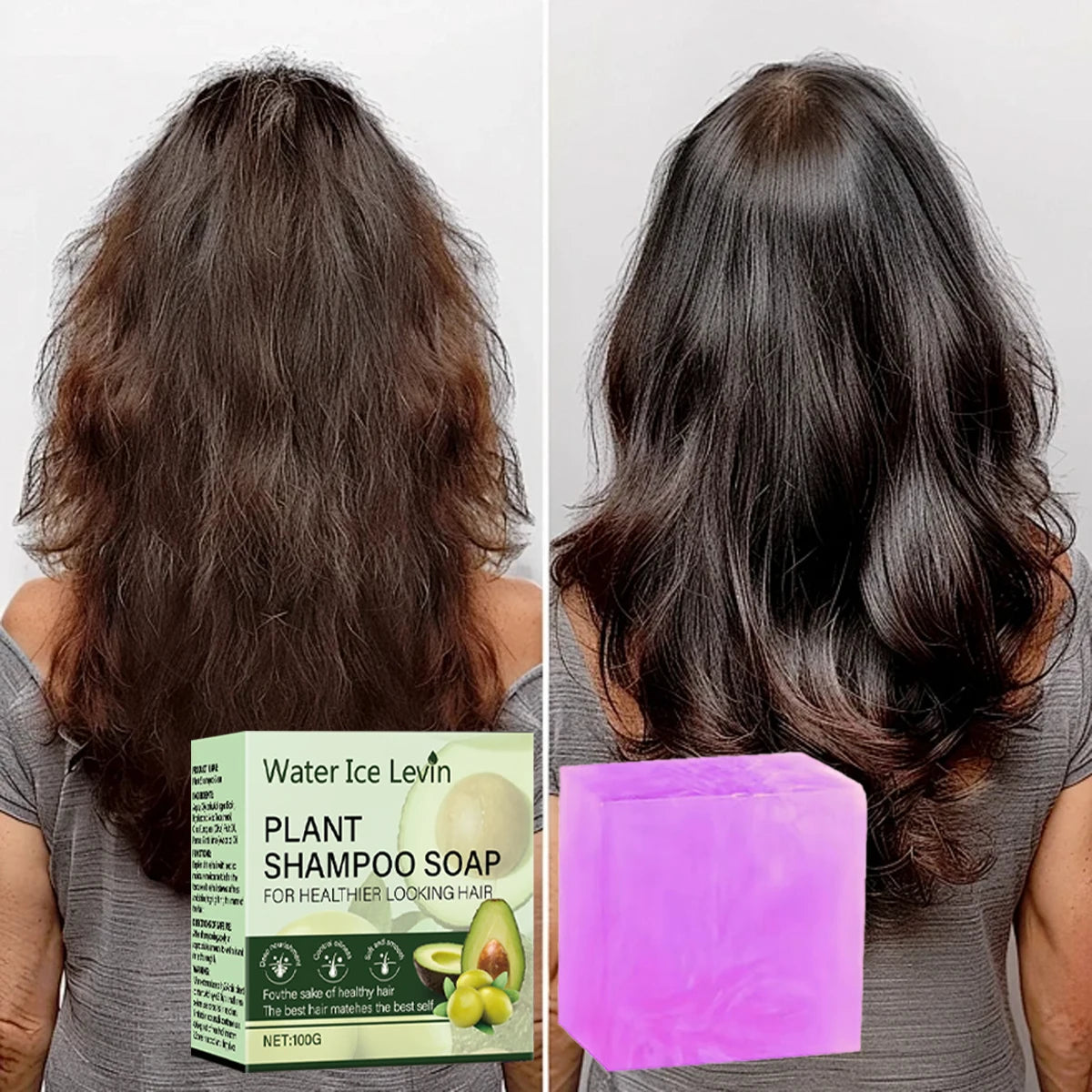 Plant Collagen Shampoo Soap Bar with Olive Fruit Oil