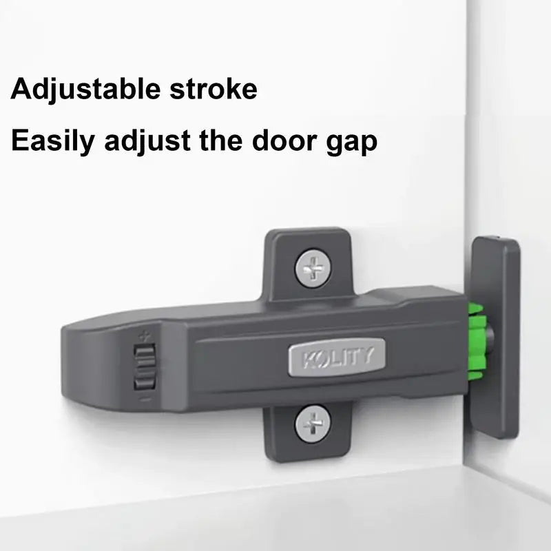 1PC Rebound Self Locking Device,Push to Open Cabinet Catches,Adjustable Kitchen Buckel Locks,Cabinet Push Latches Peaceful Pleasures Health and Wellness