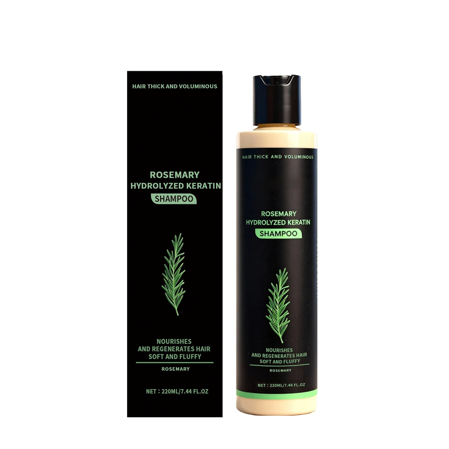 Rosemary Keratin Shampoo 220ml – Smooth, Moisturize & Volumize