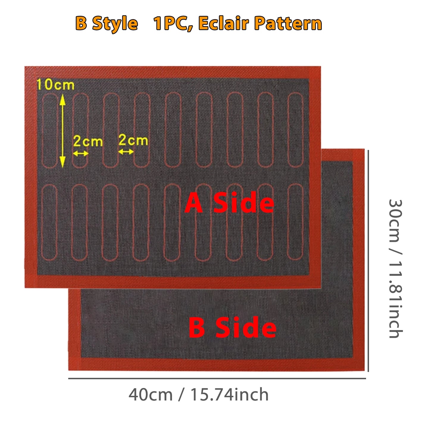 Perforated Double-Sided Silicone Baking Mat | Puff & Round Patterns – Non-Stick Reusable Oven Liner