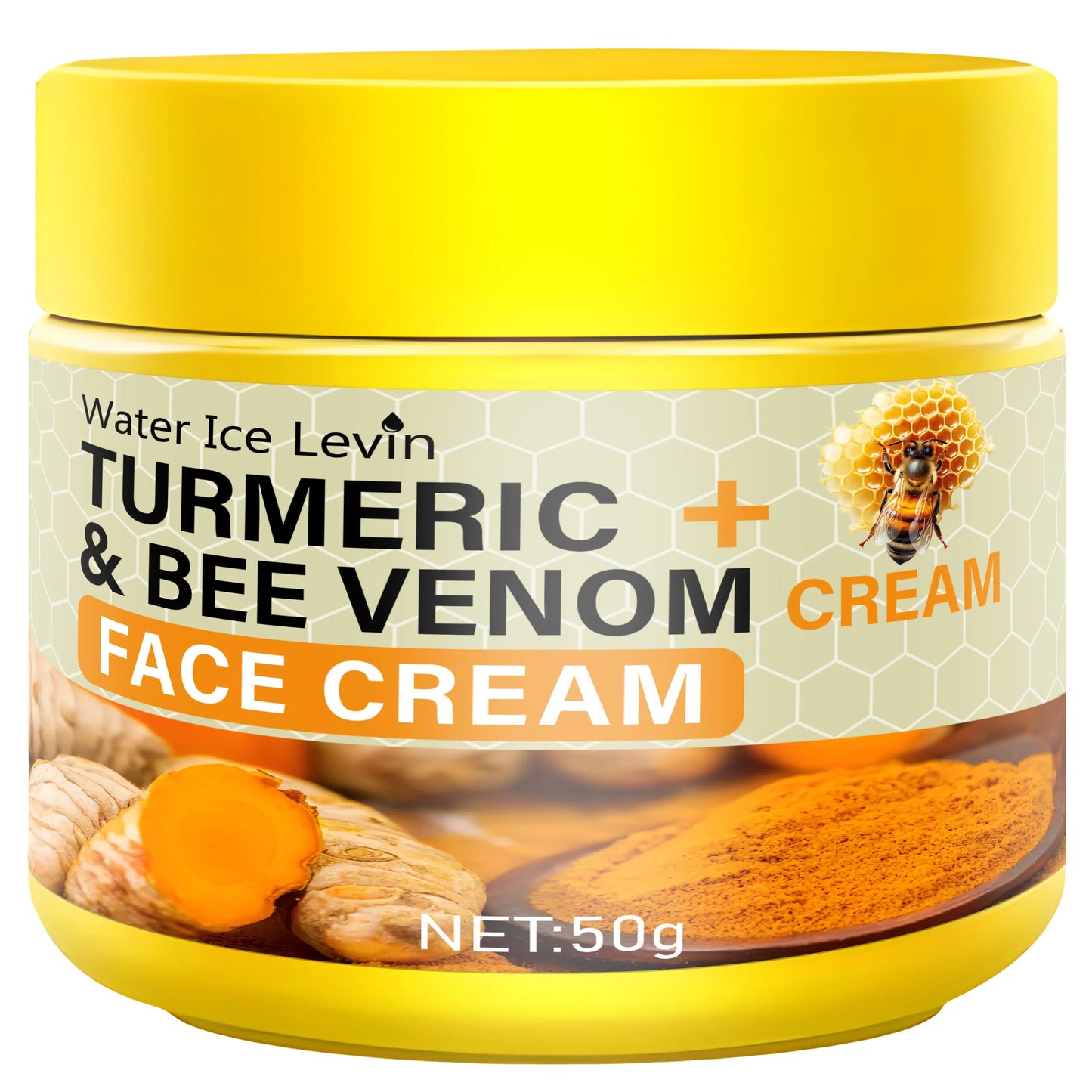 Turmeric & Bee Venom Collagen Face Cream – Deep Moisturizer