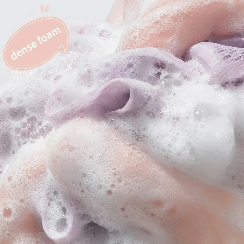 Soft Foaming Bath Scrubber Ball & Body Wipe – 1 or 2 Pack