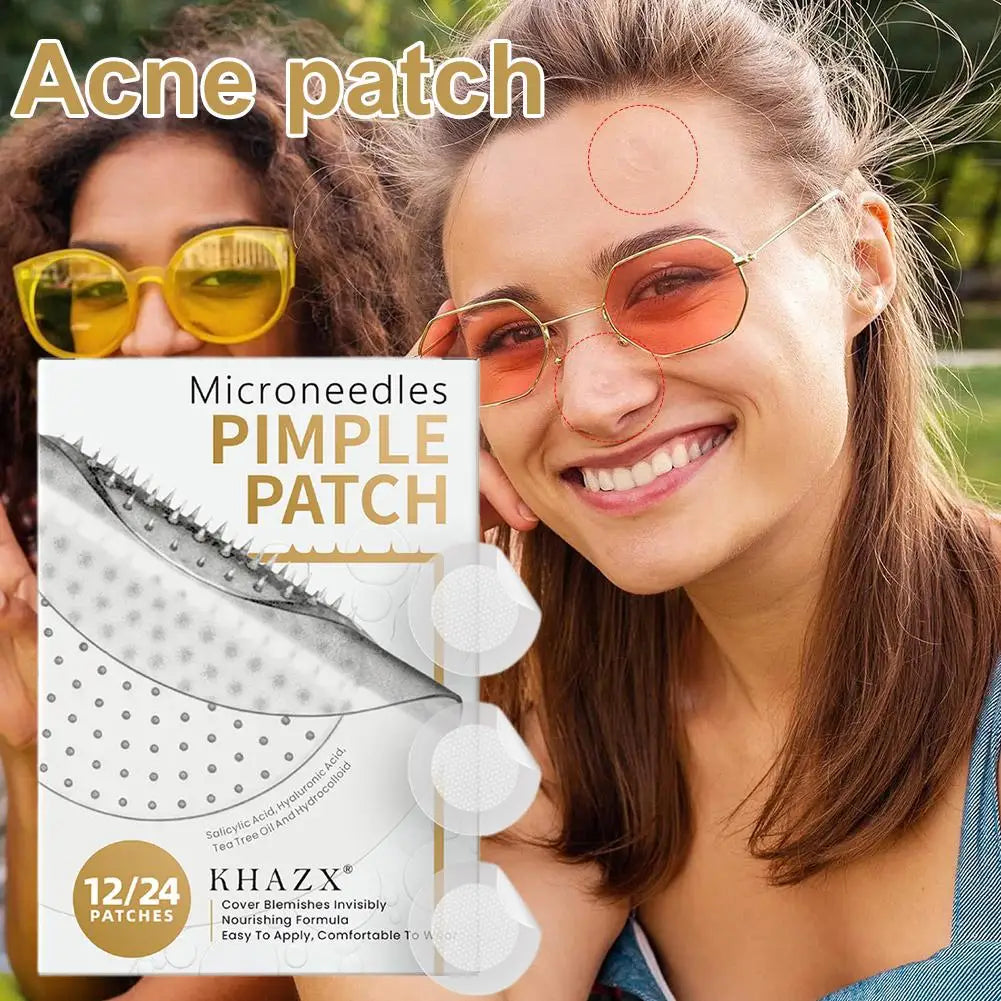 Microneedle Pimple Patches – Hydrocolloid Micropoint Acne Spots