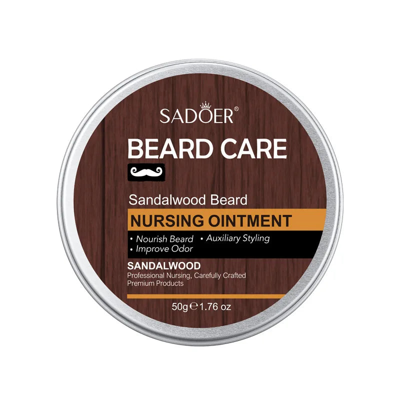 Men's Sandalwood Beard Balm – Moisturize & Tame Facial Hair