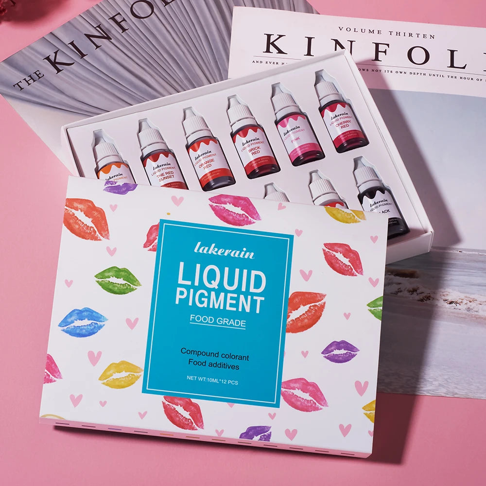 DIY Lip Gloss Base Kit With Clear Lip Gloss Base Lip Safe Color Pigments Flavoring Oil DIY Lip Gloss for Beginners Cosmetic Kit Peaceful Pleasures Health and Wellness