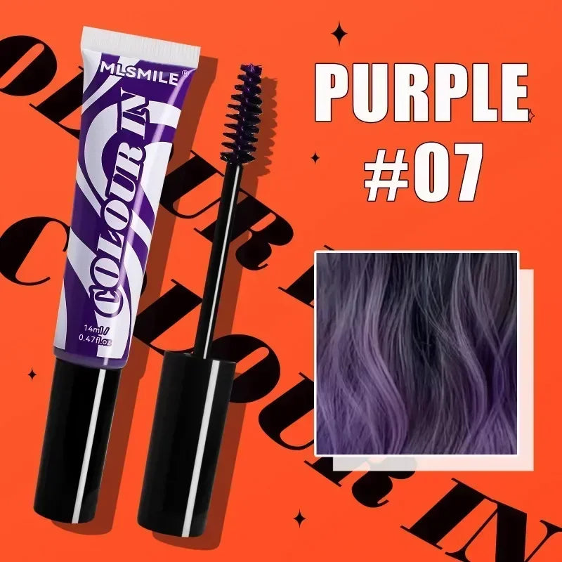 Temporary Hair Color Wax Chalk – Washable DIY Dye, Non-Toxic