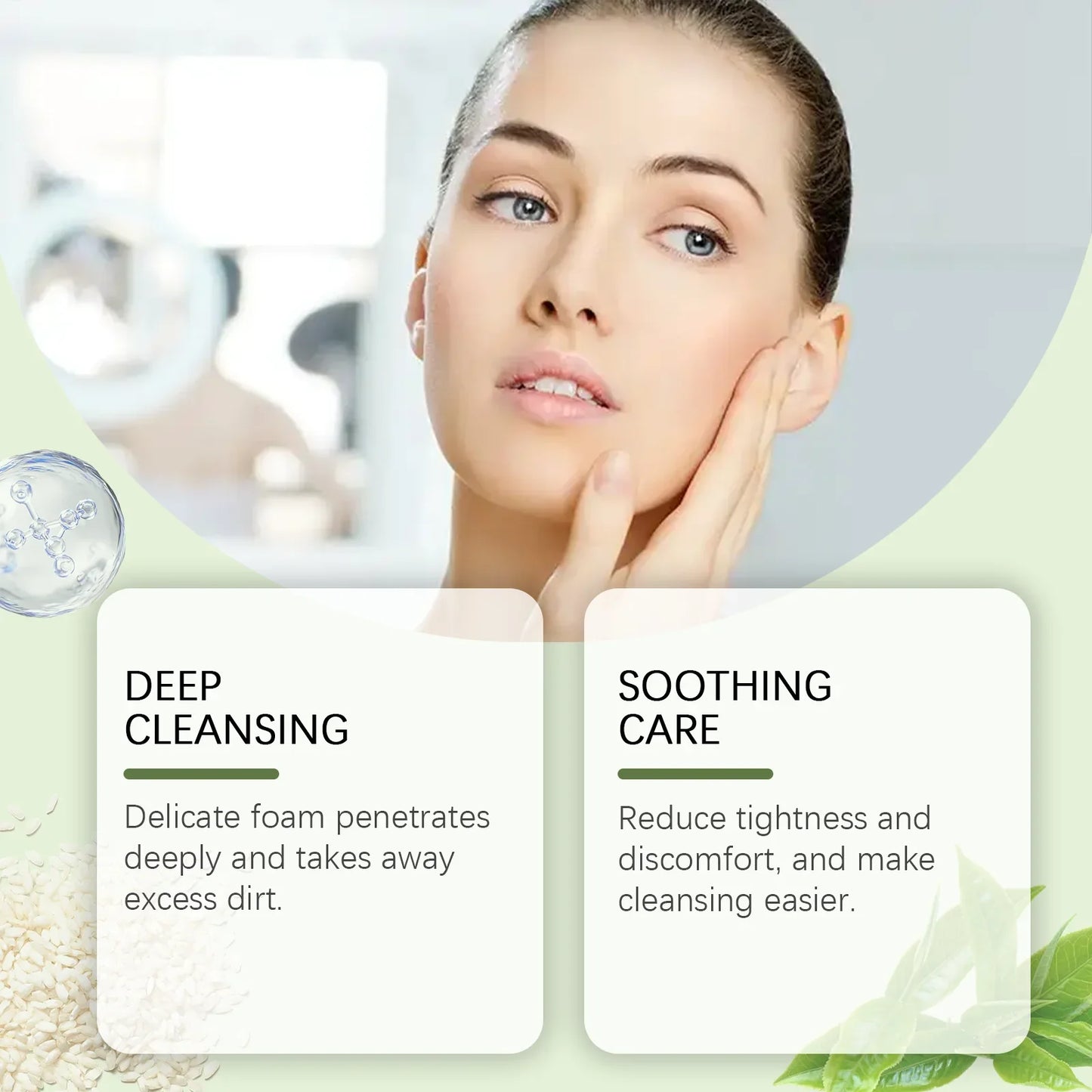 Green Tea Salicylic Acid Face Wash – Pore Refining & Oil Control