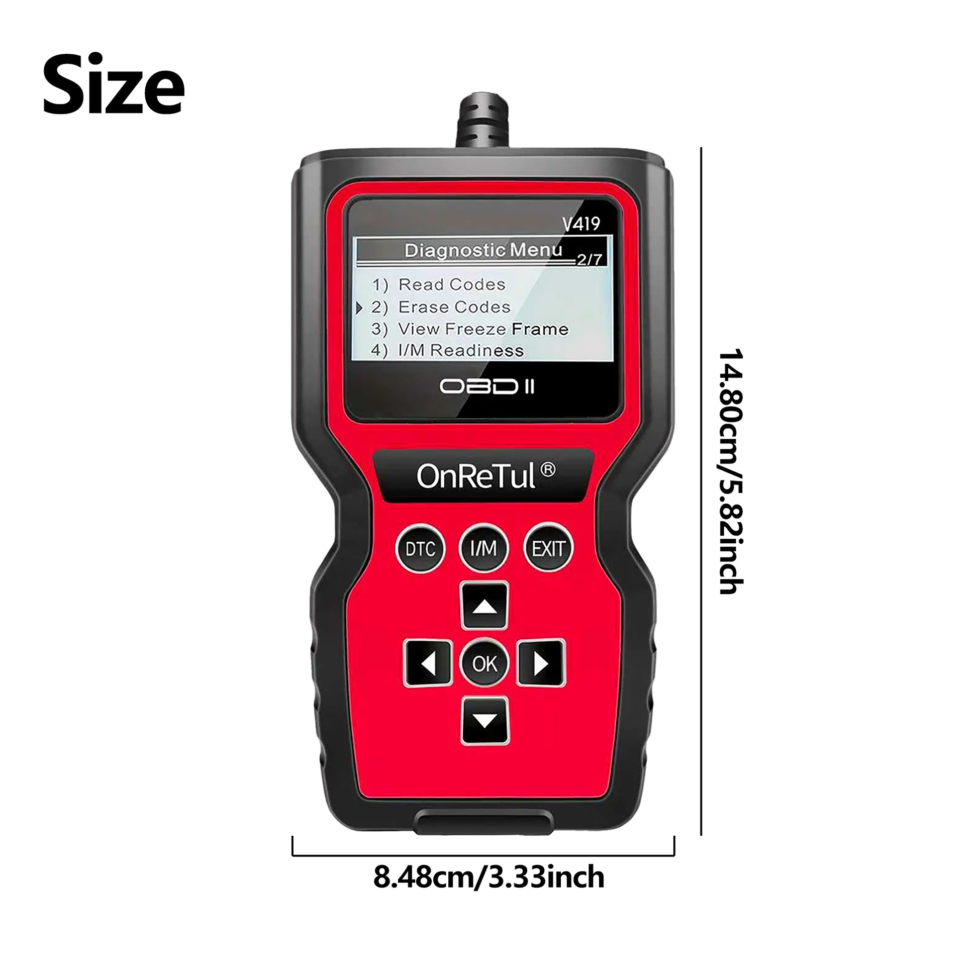 OBD2 Diagnostic Scanner – Read & Erase Codes, All OBD-II Cars Peaceful Pleasures Health and Wellness