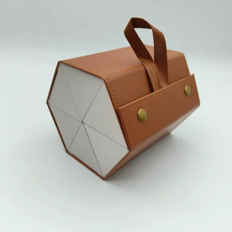 Fashion PU Leather Glasses Organizer Portable Multi-slot Folding Eyeglasses Holder Travel Storage Box Display Sunglasses Case Peaceful Pleasures Health and Wellness brown