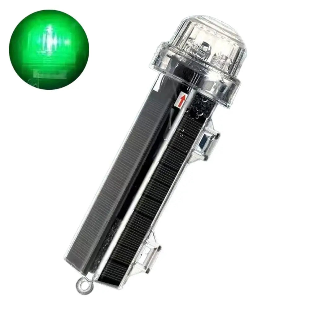 Solar Marine Warning Light | Waterproof Night Fishing Signal Lamp Marine Signal Light Peaceful Pleasures Health and Wellness C