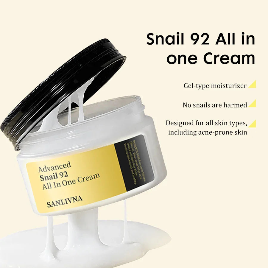 SANENDI Snail Mucin 96% Facial Essence & Cleanser | Moisturizing