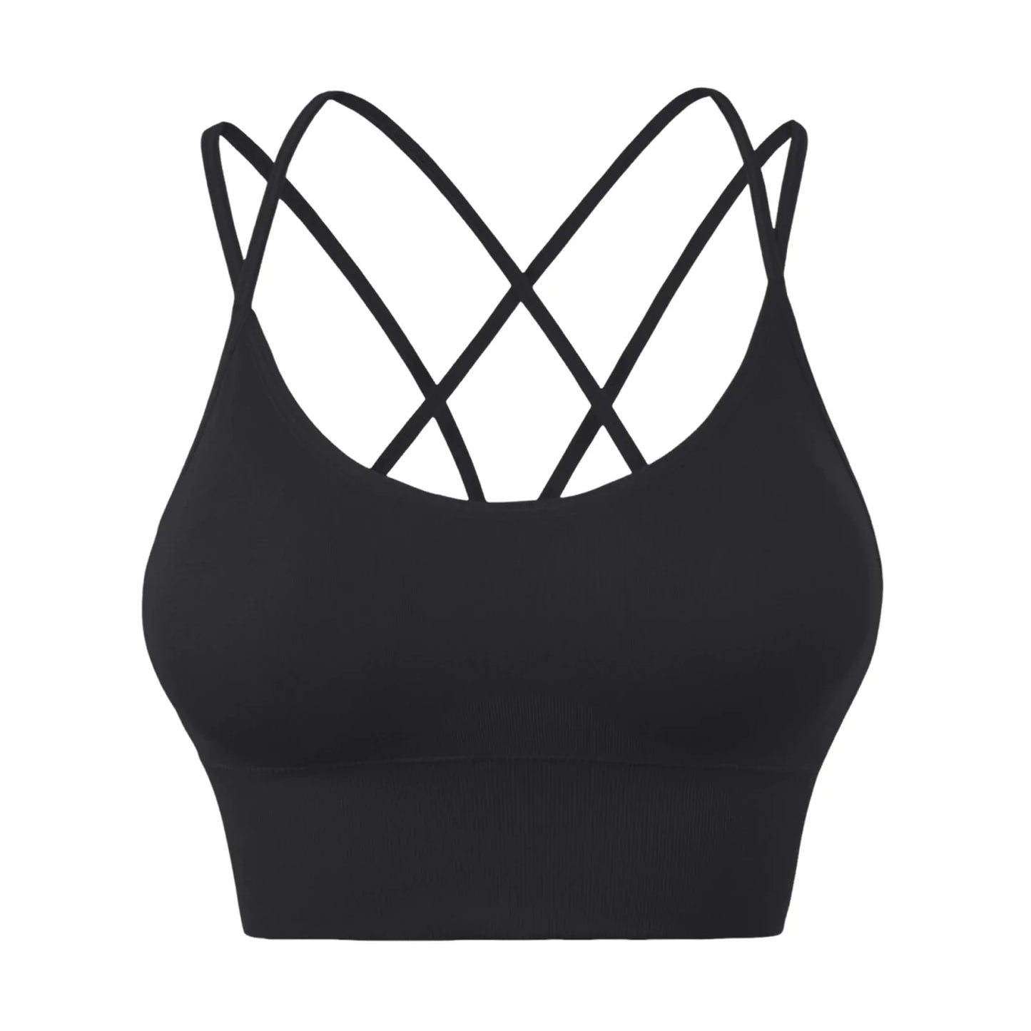 Women's Wirefree Crisscross Sports Bra – Yoga & Running
