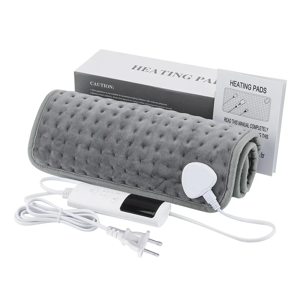 AFDEAL Electric Heated Blanket Pad 58x29cm – 9 Heat Settings