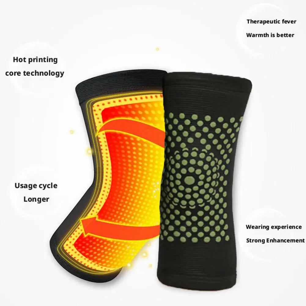 Self-Heating Wormwood Knee Compression Sleeve – 1 Pair Knee Compression Sleeve Peaceful Pleasures Health and Wellness