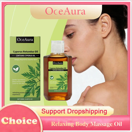 Relaxing Body Massage Oil Moisturizing Soothing Firming Brightening Dry Skin Repair Softening Relieve Stress Nourishing Body Oil Peaceful Pleasures Health and Wellness