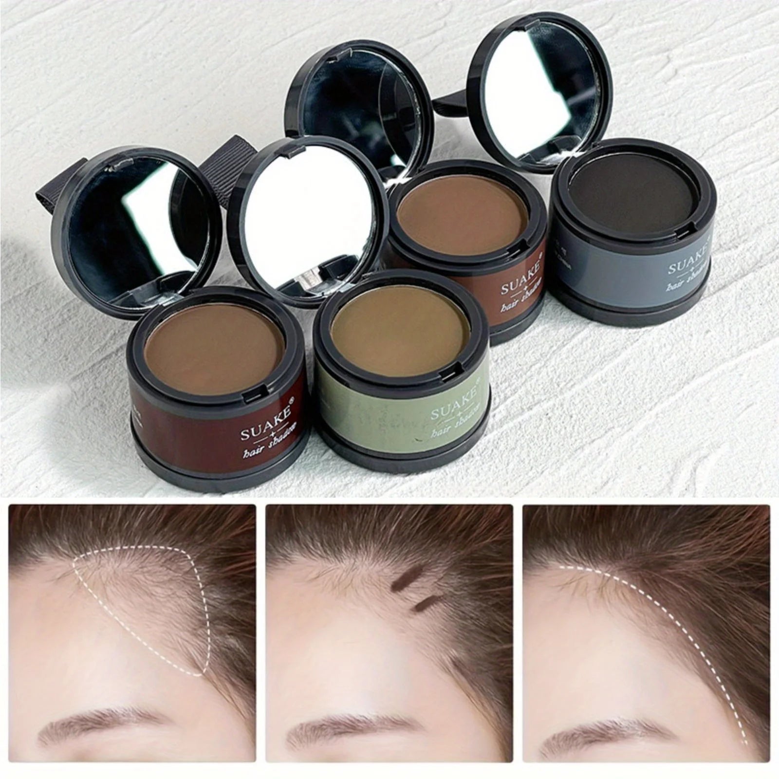 Hair Line Powder Instant Conceal & Root Touch-Up For A Natural Look Hairline Shadow Concealer Coverage Paint Repair Fill In Hair Peaceful Pleasures Health and Wellness