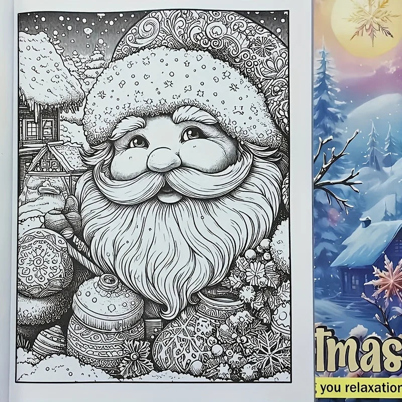 Christmas Snowman Theme Merry Coloring Book Teens Educational