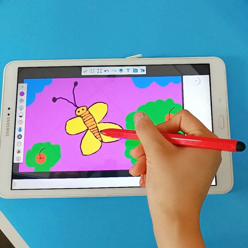 Universal 2-in-1 Stylus Pen for Tablets & Touchscreens