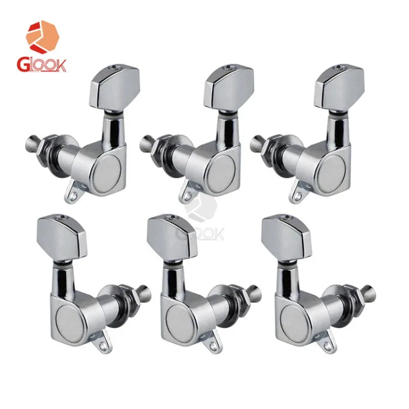 FLEOR 3x3 Tuning Pegs Acoustic Guitar Machine Heads Tuners Keys 3L3R