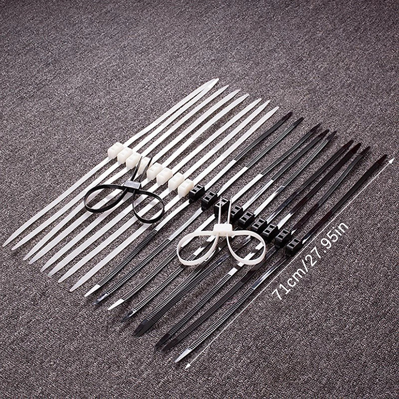 1Pcs/Lot Plastic Police Handcuffs Double Flex Cuff Disposable Handcuffs Zip Tie Nylon Cable Ties Flex Cuffs 14x12x0.8 CM Peaceful Pleasures Health and Wellness