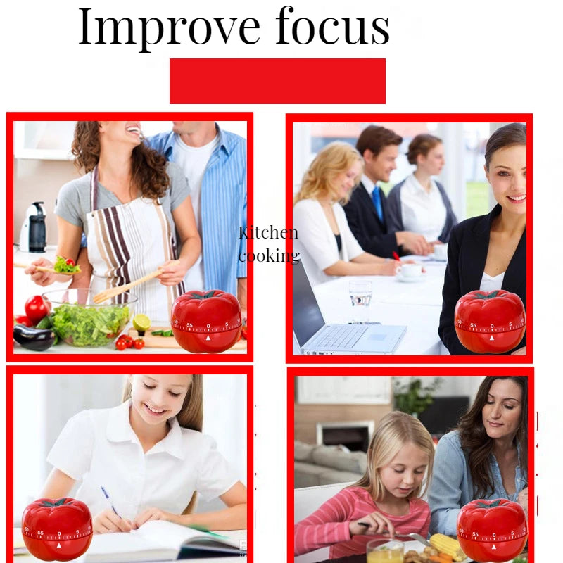 Mechanical Timer, Rotating Timer, Practical Desktop for Students To Learn Problem-Solving, Cooking, Yoga, Countdown Timer Peaceful Pleasures Health and Wellness