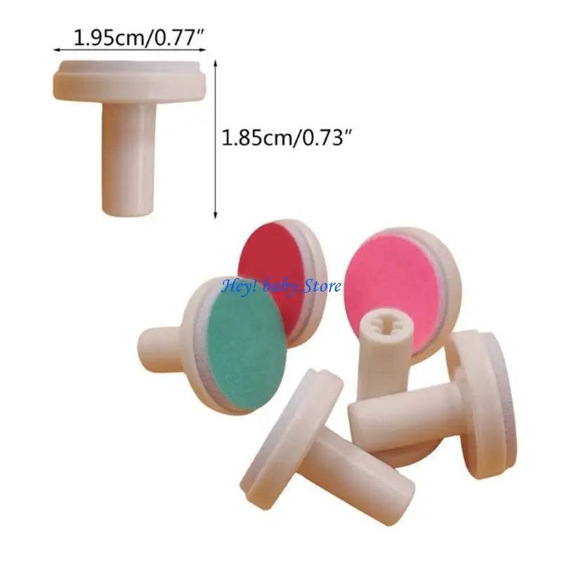 6-Piece Baby Nail File Replacement Pads | Electric Trimmer