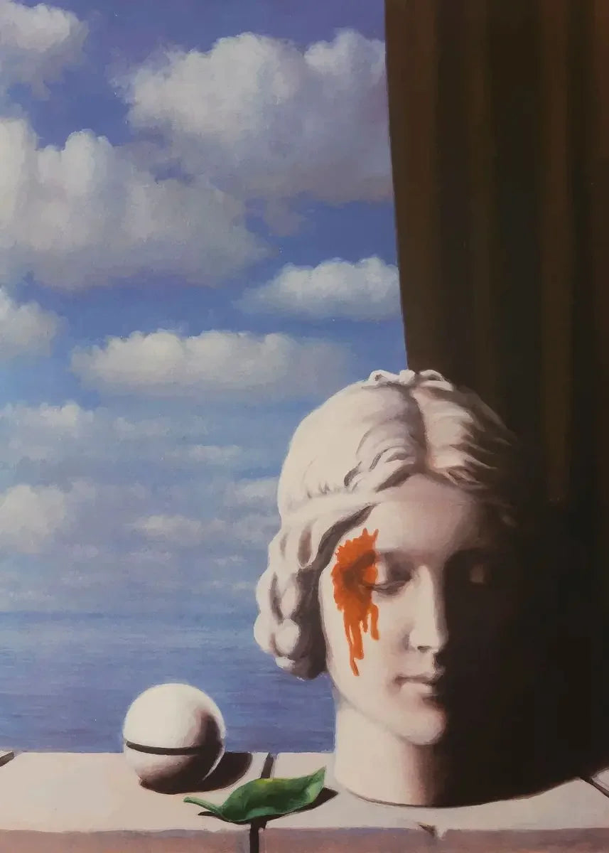 Rene Magritte Surrealist Canvas Wall Art Print | Unframed Poster
