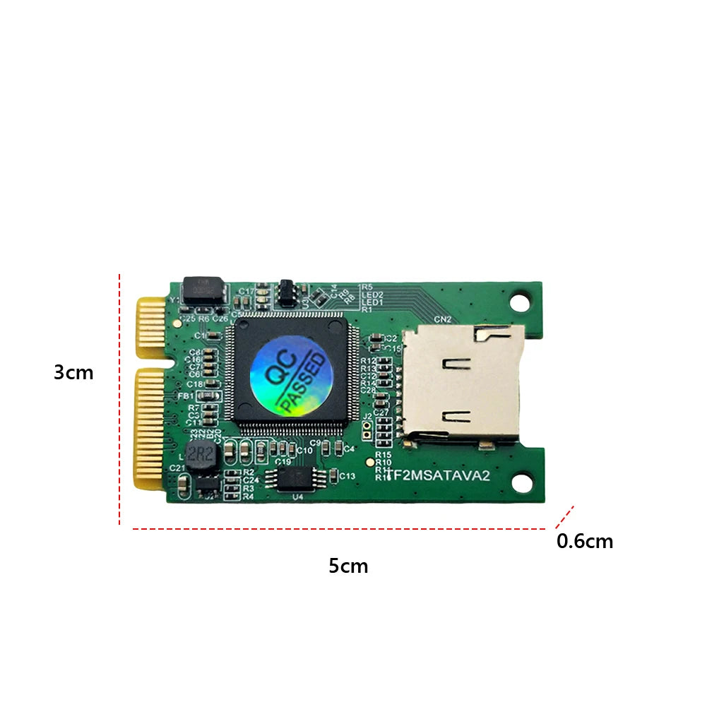 Micro SD TF Card To MSATA TF Card Rearder Adapter Embedded Industrial Mobile SSD Peaceful Pleasures Health and Wellness