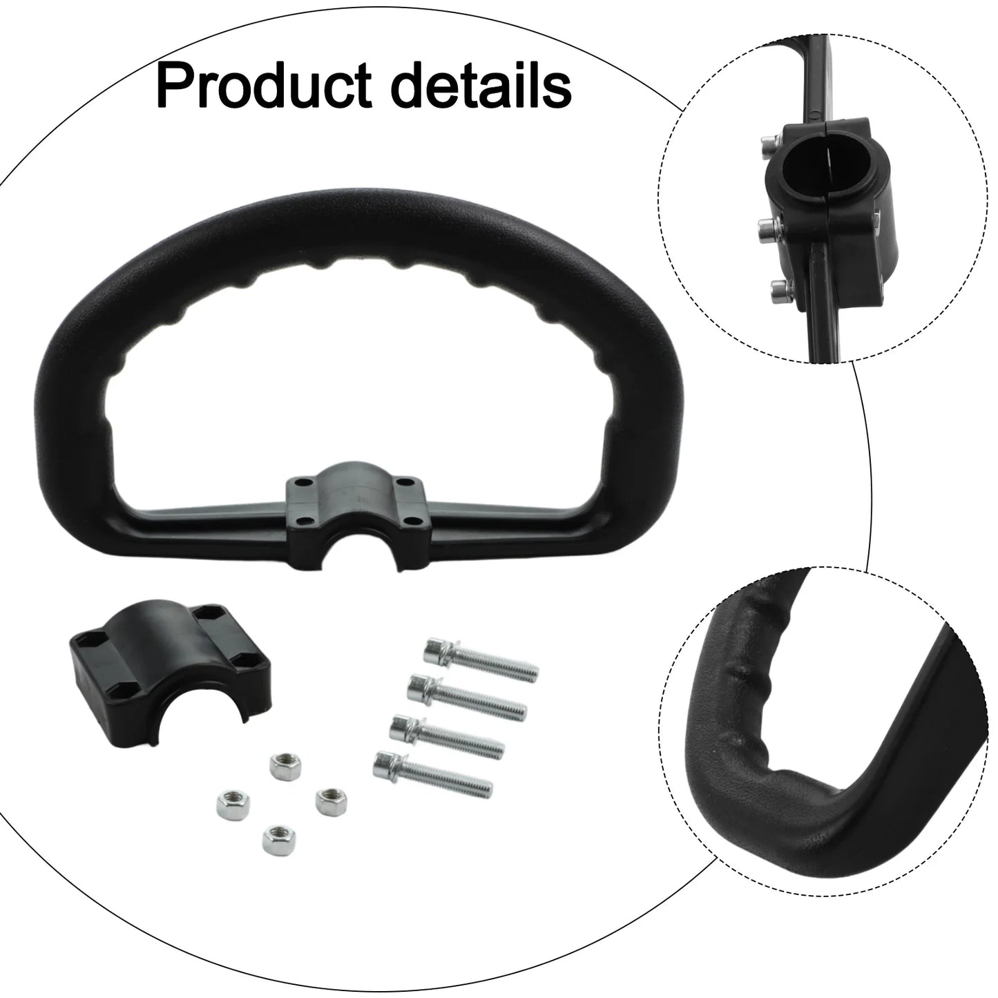 Trimmer Handle Bar Handlebar Garden Lawn Loop Mounting Brush Cutter
