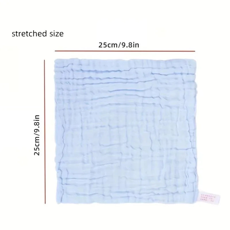 Soft Muslin Baby Washcloths – Gentle Newborn Face Towels