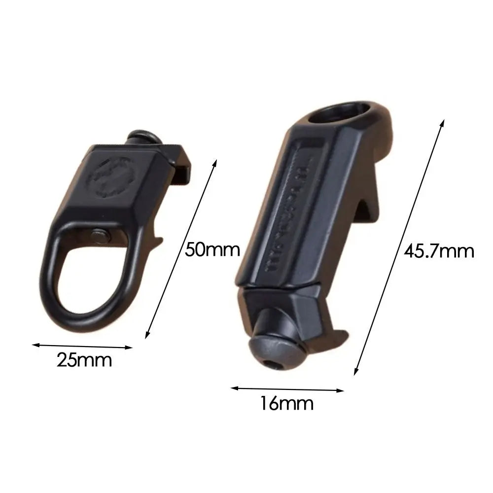 Tactical QD Sling Mount Adapter | 20mm Rail Steel Buckle Tactical Sling Mount Peaceful Pleasures Health and Wellness