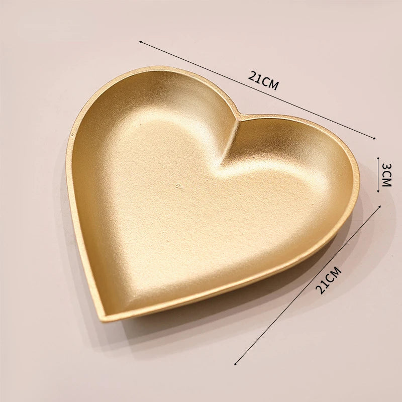 High party decorations Candy Dishes and Plates Big Love/Leaf/Pineapple Shape Snack Dish Tray Home Decoration and Party Tableware Peaceful Pleasures Health and Wellness love