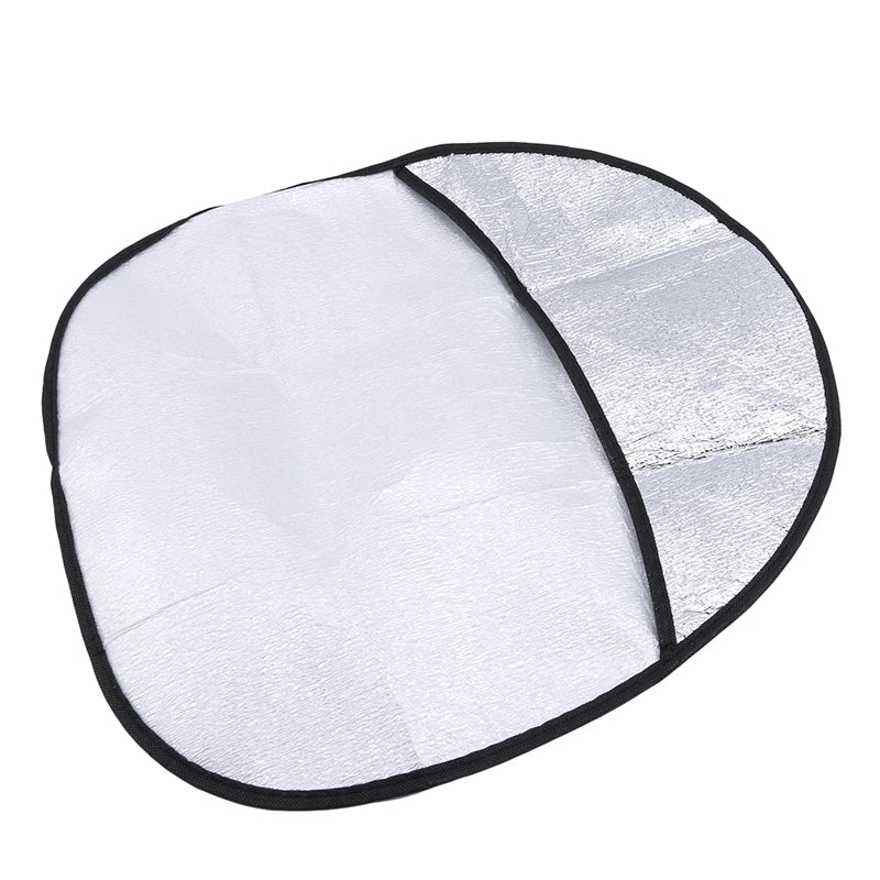 Thicken Car Steering Wheel Cover Sun Shade Cover Sunshade Aluminum Foil Anti Accessories Automotive Interior Products Peaceful Pleasures Health and Wellness