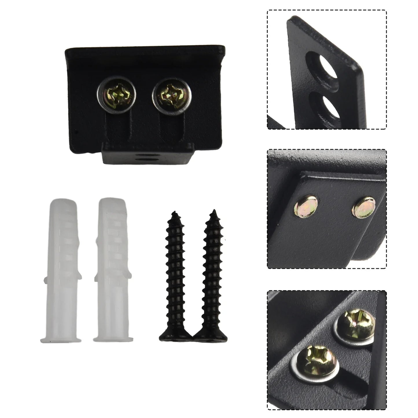 Sliding Barn Door Bottom Floor Guide Clips Adjustable Universal