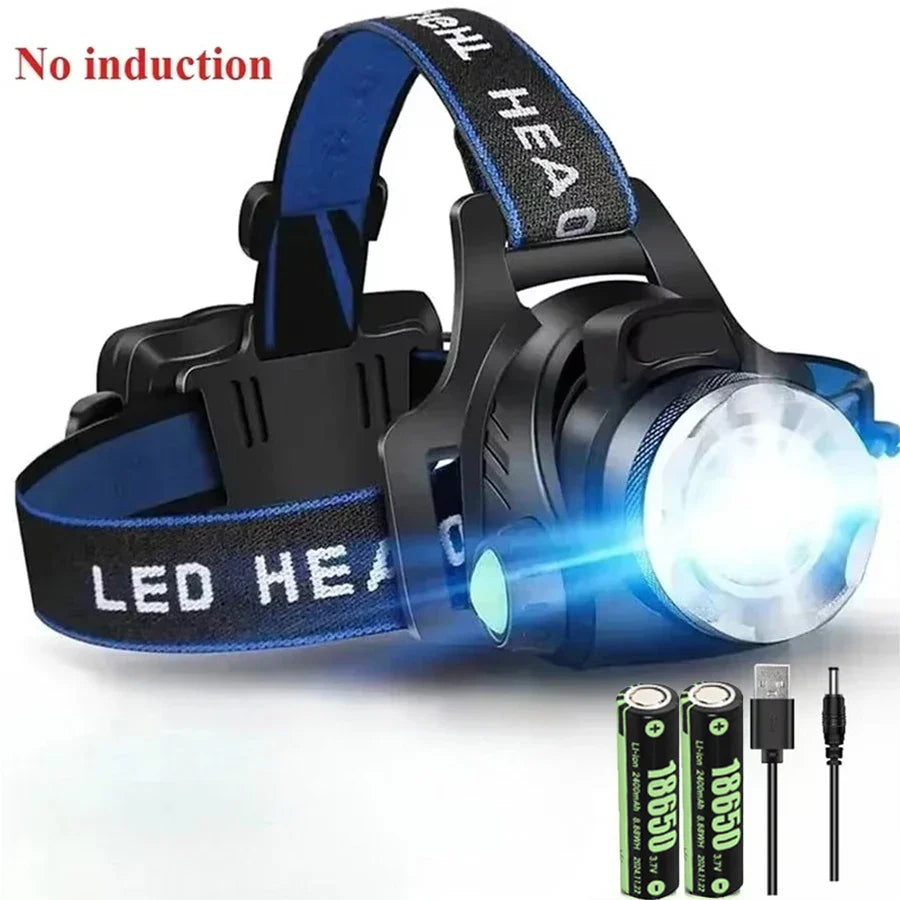 1000LM Zoomable LED Headlamp | Waterproof, 3 Modes, 18650