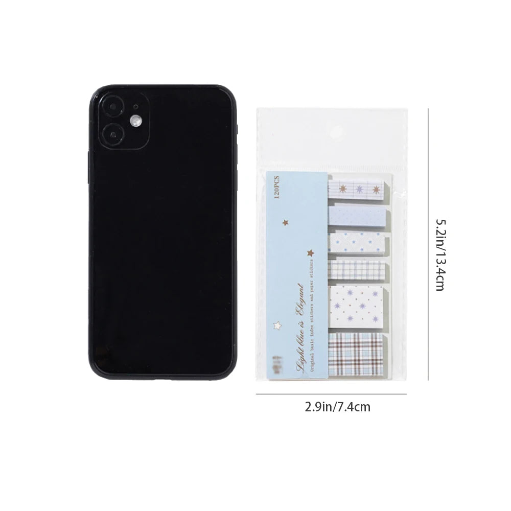 Index Stickers Polka Dot Striped Elements Basic Accounting Materials