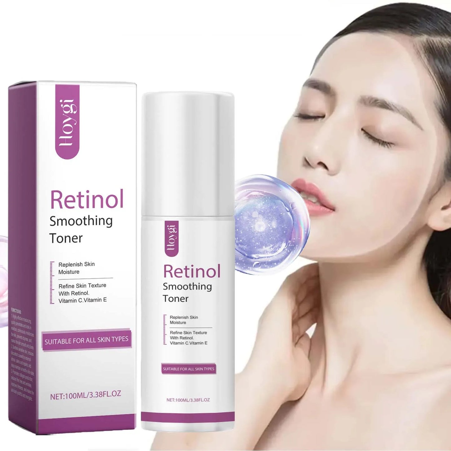 Retinol Hydrating Toner – Firming, Brightening & Anti-Aging
