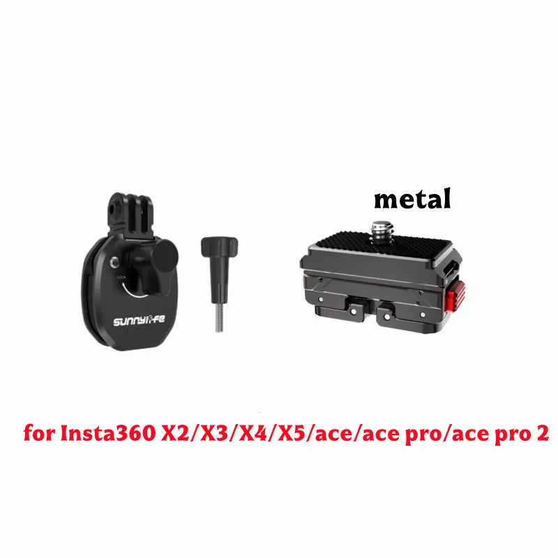 Sunnylife Metal Windshield Clip Mount for GoPro, DJI & Insta360