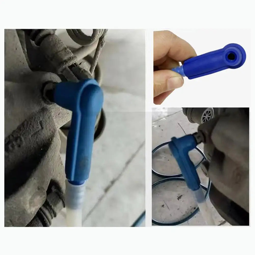 Motorcycle Car Brake Bleeder Joint Oil Bleeding Transfer Drained oil suction pipe Connector Tool For Trucks Trailer Off Road Peaceful Pleasures Health and Wellness