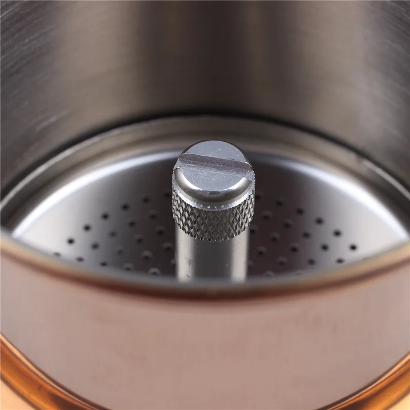 A36T-2X Vietnamese Coffee Filter Single Cup Vietnam Hand Punch Pot Drip Filter Vietnamese Coffee Drip Filter Cup Rose Gold Peaceful Pleasures Health and Wellness