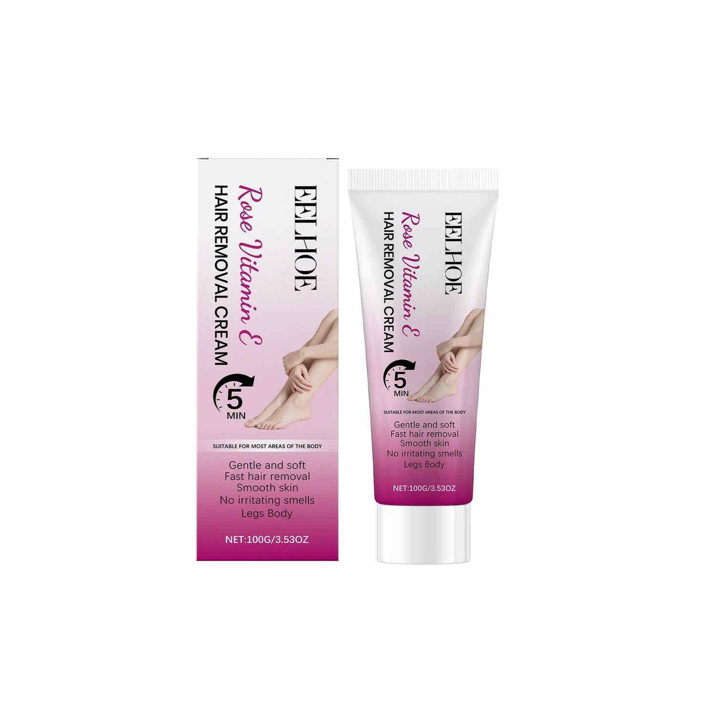 Gentle Hair Removal Cream – Painless Depilatory for Men & Women