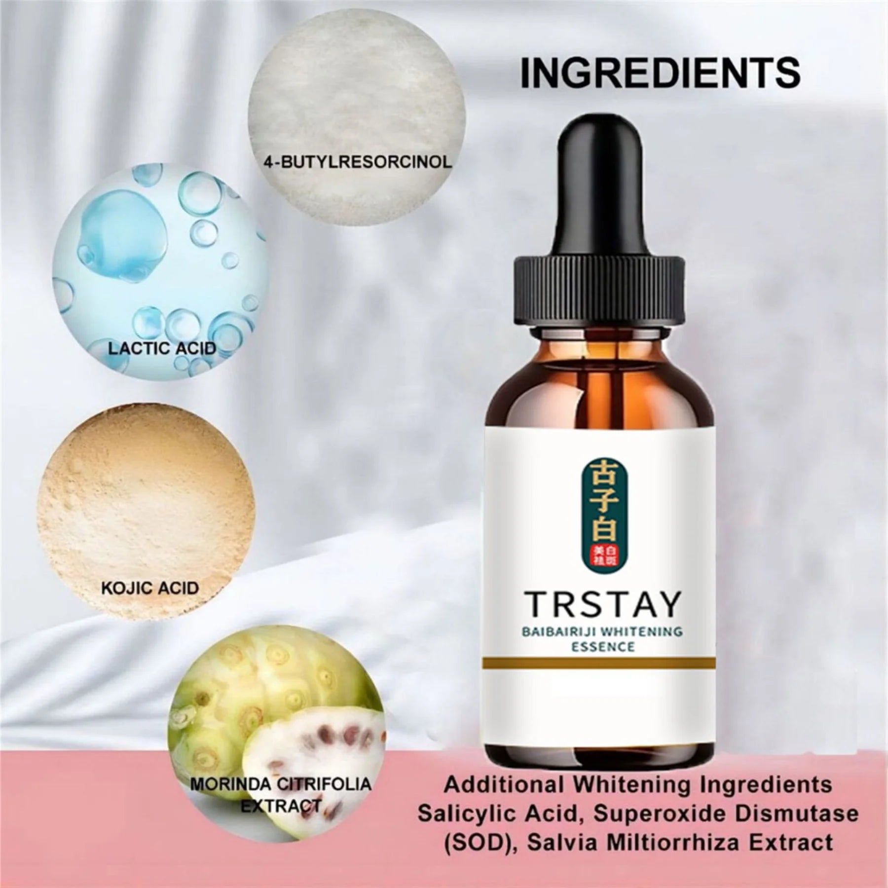 Effective Whitening Serum Remove Dark Spots Freckle Essence Anti-Aging Fade Pigmentation Melasma Brighten Beauty Face Skin Care Peaceful Pleasures Health and Wellness