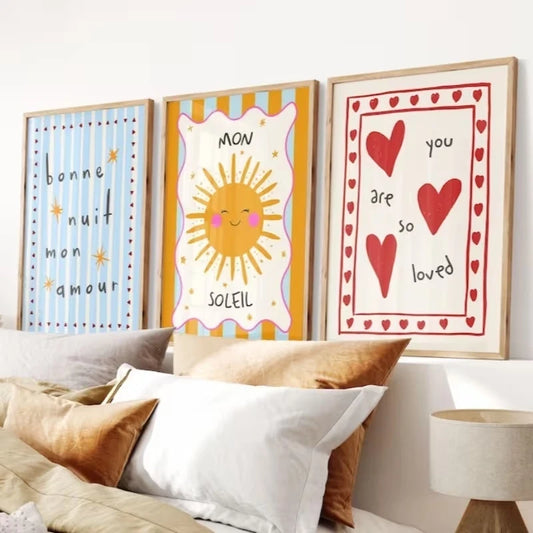 3-Piece Colorful Canvas Wall Art Prints | Living Room Decor Canvas Wall Art Set Peaceful Pleasures Health and Wellness G4266-3pcs 30x40cm Unframed