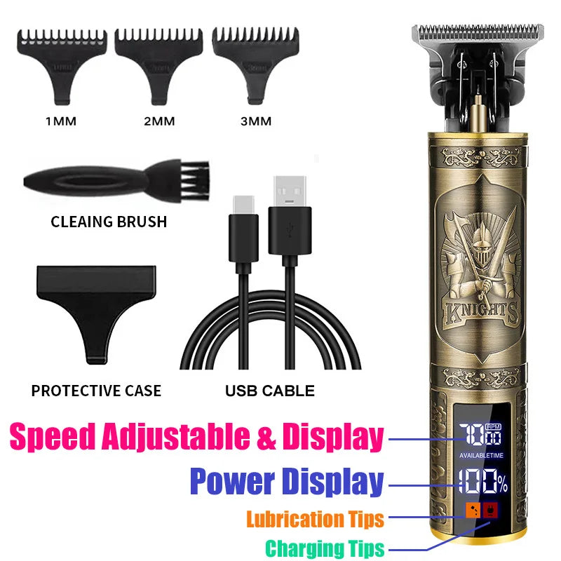 XMSJ T9 Professional Hair Clipper & Beard Trimmer for Men